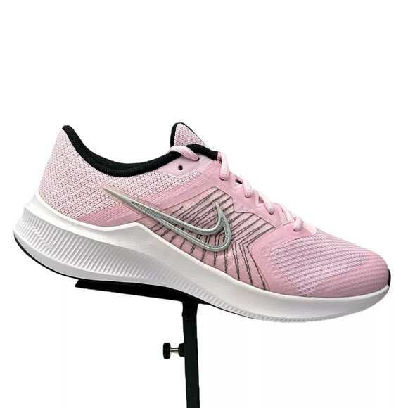 Nike Downshifter Youth Girl's Running Sneaker Size 5Y/ Women's Size 7 Pink/Black - Picture 1 of 11